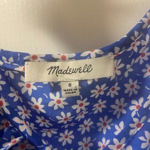 Madewell Ruffled Wrap Maxi Dress in Mini Daisy